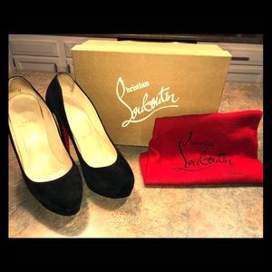 Christian Louboutin Black Zip